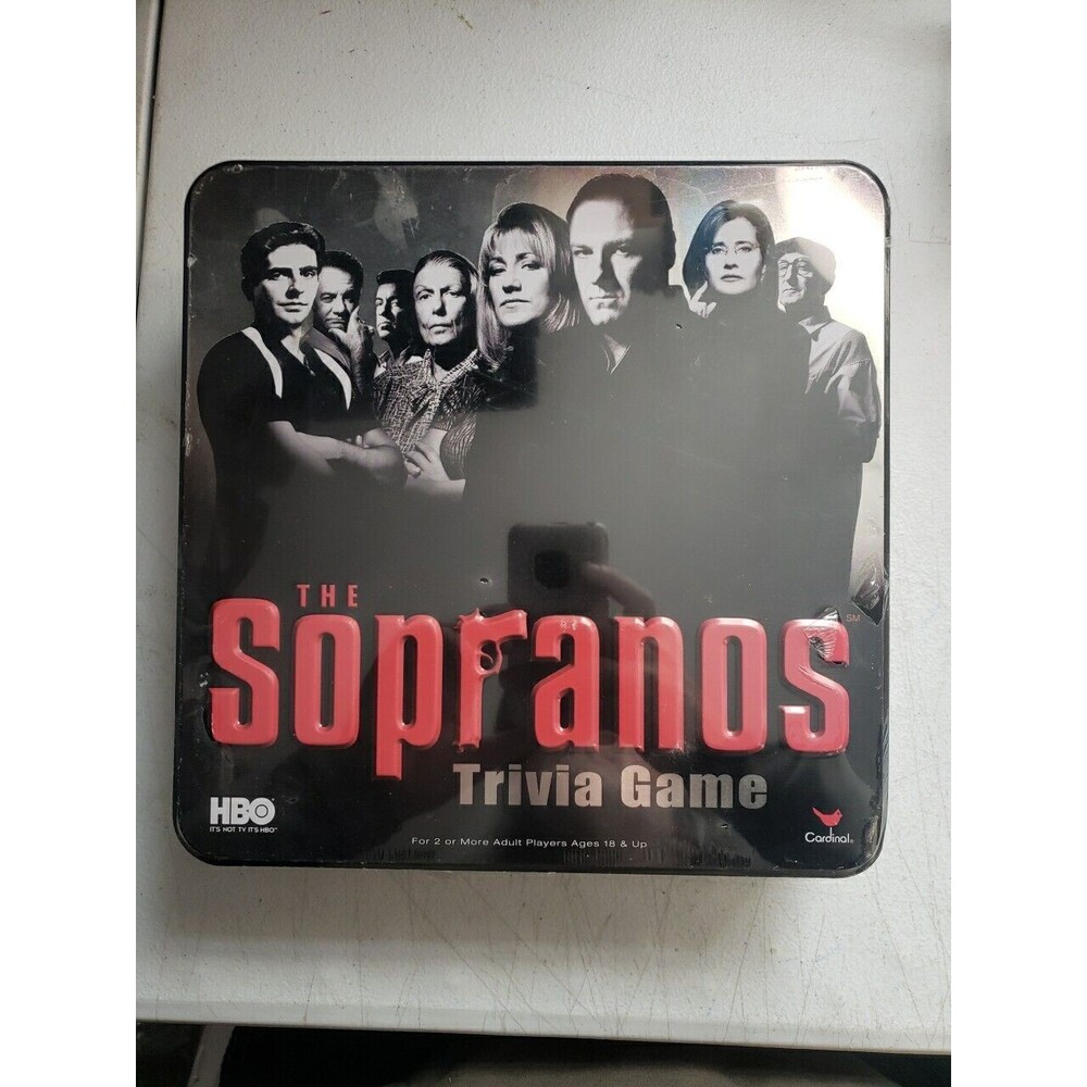 The Sopranos HBO Trivia Game in Collectible Tin Case 2004 New Sealed